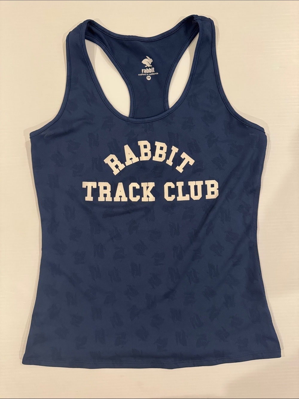 Rabbit Track Club Navy Racerback Tank Top Women’s Small